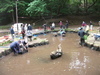 ひょうたん池の掃除の写真