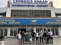 チンギスハーン国際空港の様子