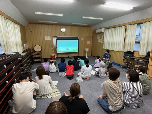 映画会の様子