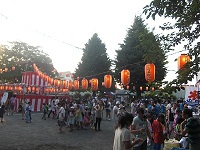 伊奈平のお祭りの様子