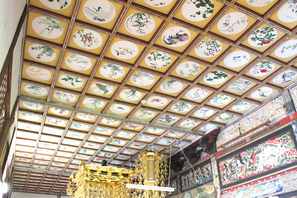 真福寺格天井花鳥画