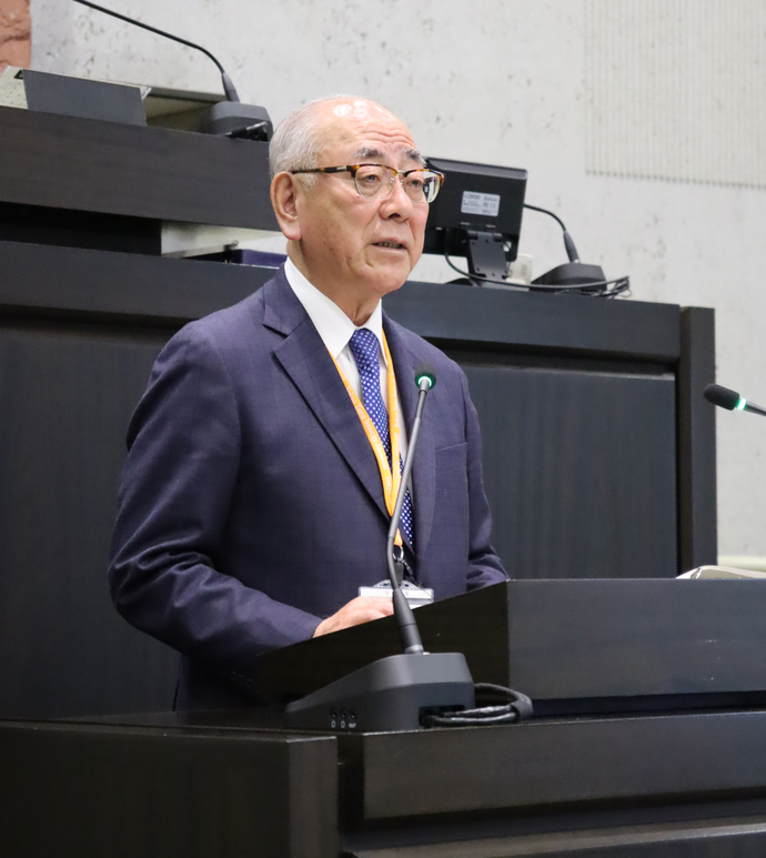 施政方針演説の様子