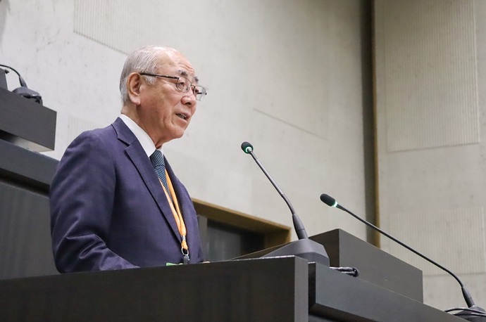 施政方針演説の様子