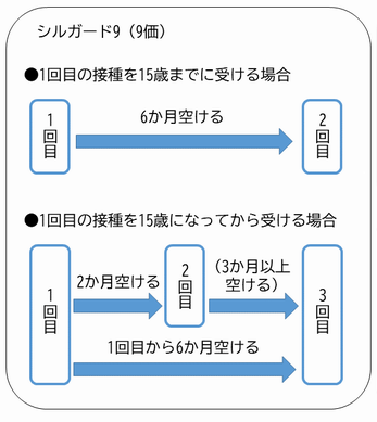 HPVワクチンスケジュール