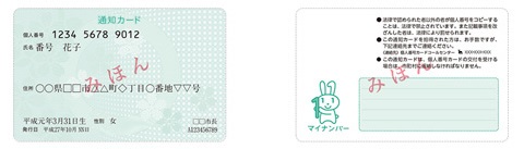 通知カード