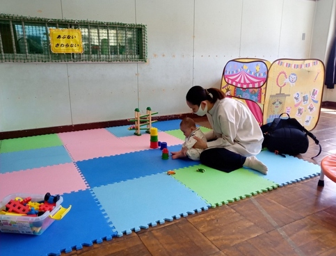 中藤地区児童館ぽかぽかタイムのようす