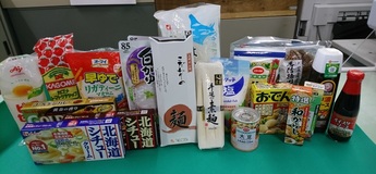 寄付食品の写真