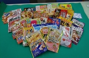 寄付食品の写真