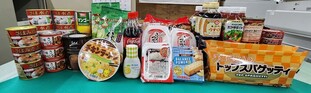 寄付食品の写真