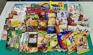 寄付食品の写真