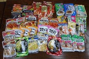 寄付食品の写真