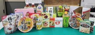 寄付食品の写真