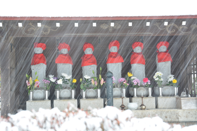 写真：最優秀賞「風雪六地蔵」島田康久様