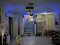 館内のイルミネーション写真