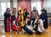 仮装した写真