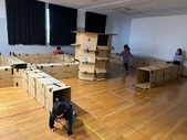 段ボール迷路