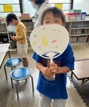 完成したうちわの写真