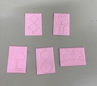 型抜きの写真