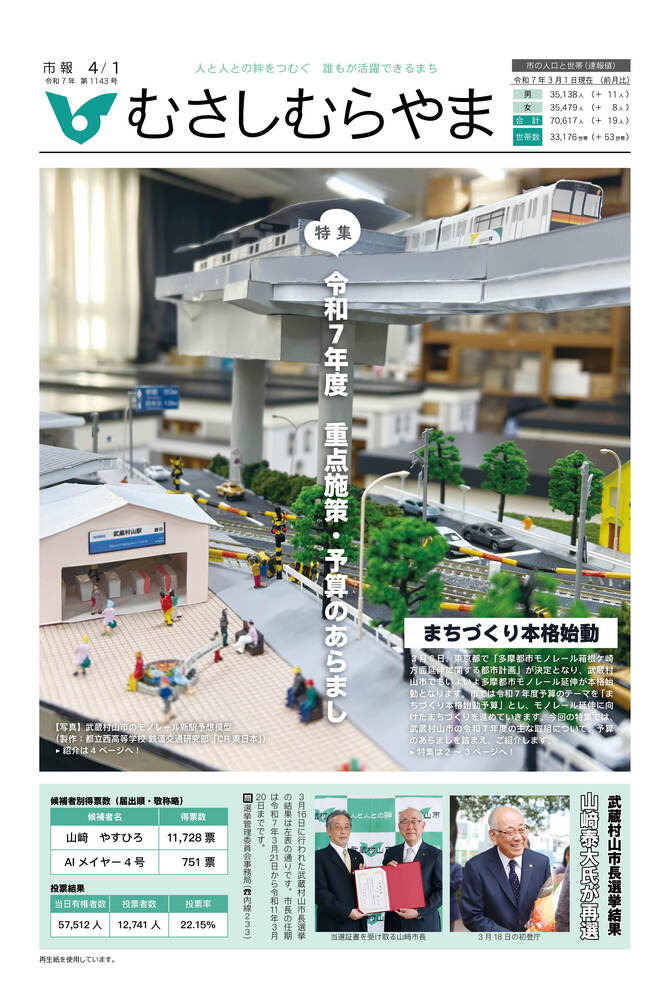 市報4月1日号表紙