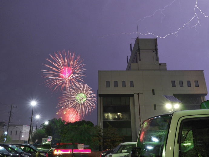 「ゲリラ雷雨の納涼祭」