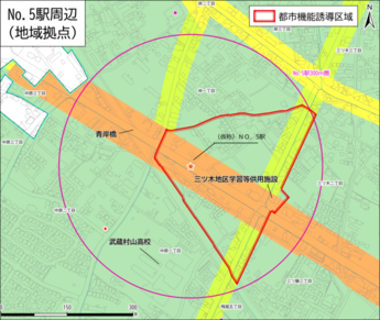 No.5駅周辺位置図
