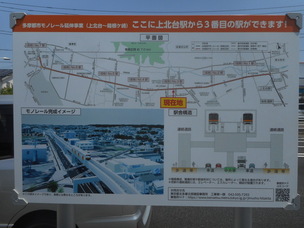No.3駅予定地看板