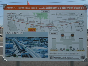 No.5駅予定地看板